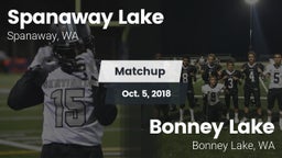 Matchup: Spanaway Lake vs. Bonney Lake  2018
