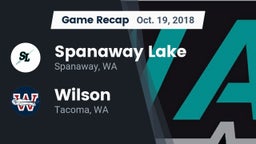 Recap: Spanaway Lake  vs. Wilson  2018