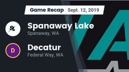 Recap: Spanaway Lake  vs. Decatur  2019