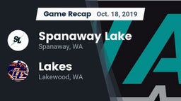 Recap: Spanaway Lake  vs. Lakes  2019