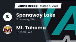 Recap: Spanaway Lake  vs. Mt. Tahoma  2021