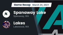 Recap: Spanaway Lake  vs. Lakes  2021