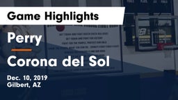 Perry  vs Corona del Sol  Game Highlights - Dec. 10, 2019