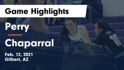 Perry  vs Chaparral Game Highlights - Feb. 12, 2021