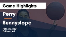 Perry  vs Sunnyslope  Game Highlights - Feb. 25, 2021