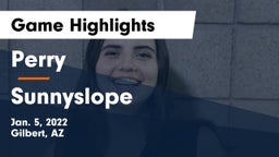 Perry  vs Sunnyslope  Game Highlights - Jan. 5, 2022