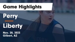 Perry  vs Liberty  Game Highlights - Nov. 28, 2023