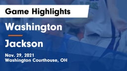 Washington  vs Jackson  Game Highlights - Nov. 29, 2021