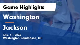 Washington  vs Jackson  Game Highlights - Jan. 11, 2023