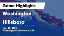 Washington  vs Hillsboro Game Highlights - Jan. 25, 2023