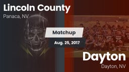 Matchup: Lincoln County High  vs. Dayton  2017