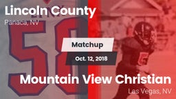 Matchup: Lincoln County High  vs. Mountain View Christian  2018