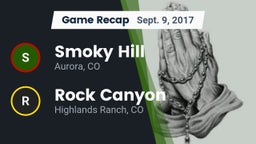 Recap: Smoky Hill  vs. Rock Canyon  2017