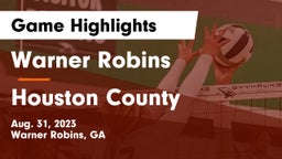 Warner Robins   vs Houston County  Game Highlights - Aug. 31, 2023