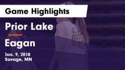 Prior Lake  vs Eagan  Game Highlights - Jan. 9, 2018