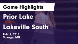 Prior Lake  vs Lakeville South  Game Highlights - Feb. 2, 2018