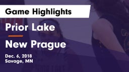 Prior Lake  vs New Prague  Game Highlights - Dec. 6, 2018
