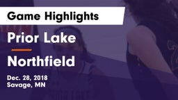 Prior Lake  vs Northfield  Game Highlights - Dec. 28, 2018