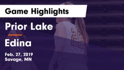 Prior Lake  vs Edina Game Highlights - Feb. 27, 2019