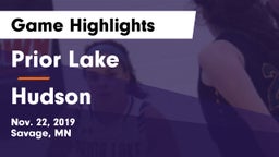 Prior Lake  vs Hudson  Game Highlights - Nov. 22, 2019
