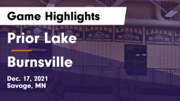 Prior Lake  vs Burnsville  Game Highlights - Dec. 17, 2021