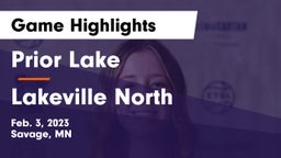 Prior Lake  vs Lakeville North  Game Highlights - Feb. 3, 2023