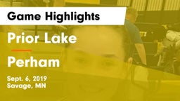 Prior Lake  vs Perham Game Highlights - Sept. 6, 2019