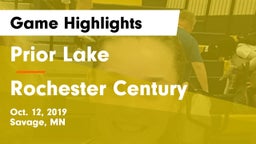 Prior Lake  vs Rochester Century  Game Highlights - Oct. 12, 2019