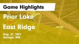 Prior Lake  vs East Ridge  Game Highlights - Aug. 27, 2021