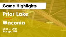 Prior Lake  vs Waconia  Game Highlights - Sept. 7, 2021