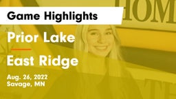 Prior Lake  vs East Ridge  Game Highlights - Aug. 26, 2022