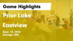 Prior Lake  vs Eastview  Game Highlights - Sept. 22, 2022
