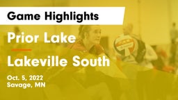 Prior Lake  vs Lakeville South  Game Highlights - Oct. 5, 2022