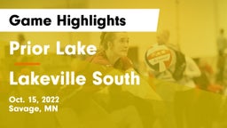 Prior Lake  vs Lakeville South Game Highlights - Oct. 15, 2022