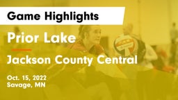 Prior Lake  vs Jackson County Central  Game Highlights - Oct. 15, 2022