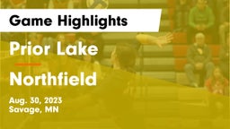 Prior Lake  vs Northfield  Game Highlights - Aug. 30, 2023