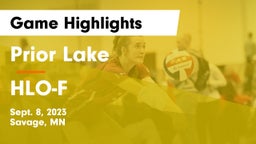 Prior Lake  vs HLO-F Game Highlights - Sept. 8, 2023