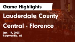 Lauderdale County  vs Central  - Florence Game Highlights - Jan. 19, 2023