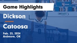 Dickson  vs Catoosa  Game Highlights - Feb. 23, 2024