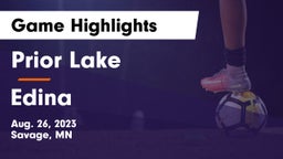 Prior Lake  vs Edina  Game Highlights - Aug. 26, 2023