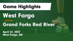 West Fargo  vs Grand Forks Red River  Game Highlights - April 22, 2022