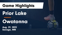Prior Lake  vs Owatonna  Game Highlights - Aug. 29, 2023