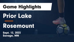 Prior Lake  vs Rosemount  Game Highlights - Sept. 12, 2023