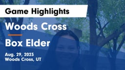 Woods Cross  vs Box Elder Game Highlights - Aug. 29, 2023