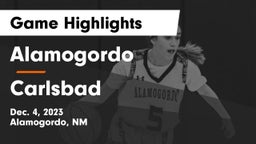 Alamogordo  vs Carlsbad  Game Highlights - Dec. 4, 2023