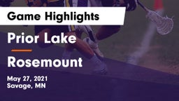 Prior Lake  vs Rosemount  Game Highlights - May 27, 2021