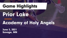 Prior Lake  vs Academy of Holy Angels  Game Highlights - June 3, 2021