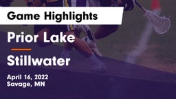 Prior Lake  vs Stillwater  Game Highlights - April 16, 2022