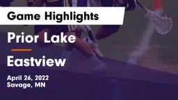 Prior Lake  vs Eastview  Game Highlights - April 26, 2022