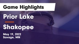Prior Lake  vs Shakopee  Game Highlights - May 19, 2022
